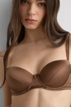 Sofia Natural Lift Balconette Bra in Silk