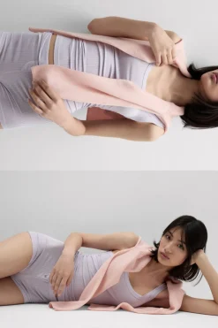 Soft Lounge Ribbed Modal Short Pajamas