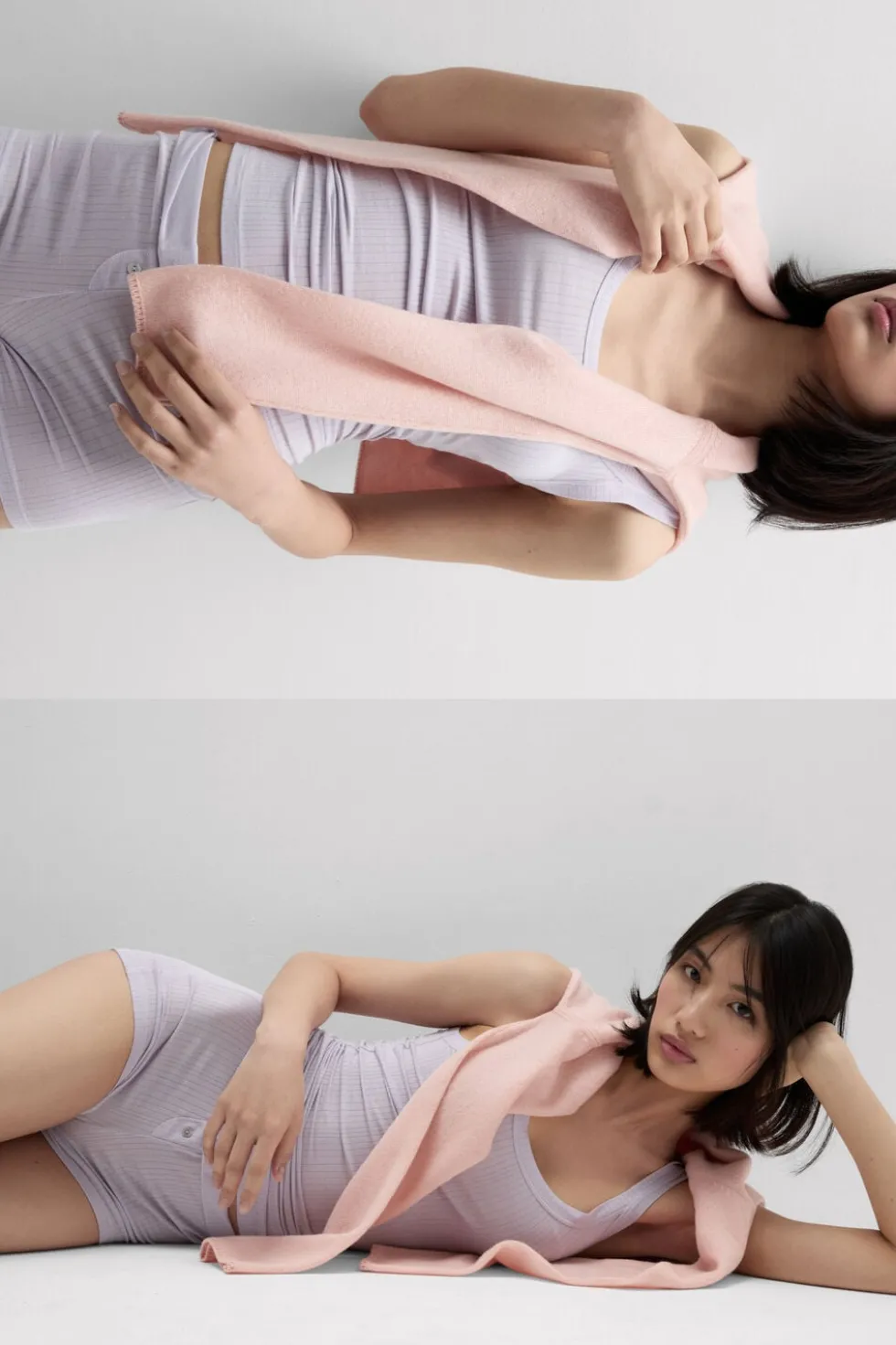 Soft Lounge Ribbed Modal Short Pajamas