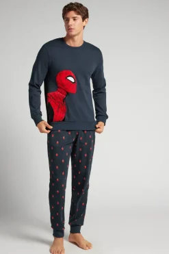 Spider-Man Marvel Full Length Cotton Pajamas