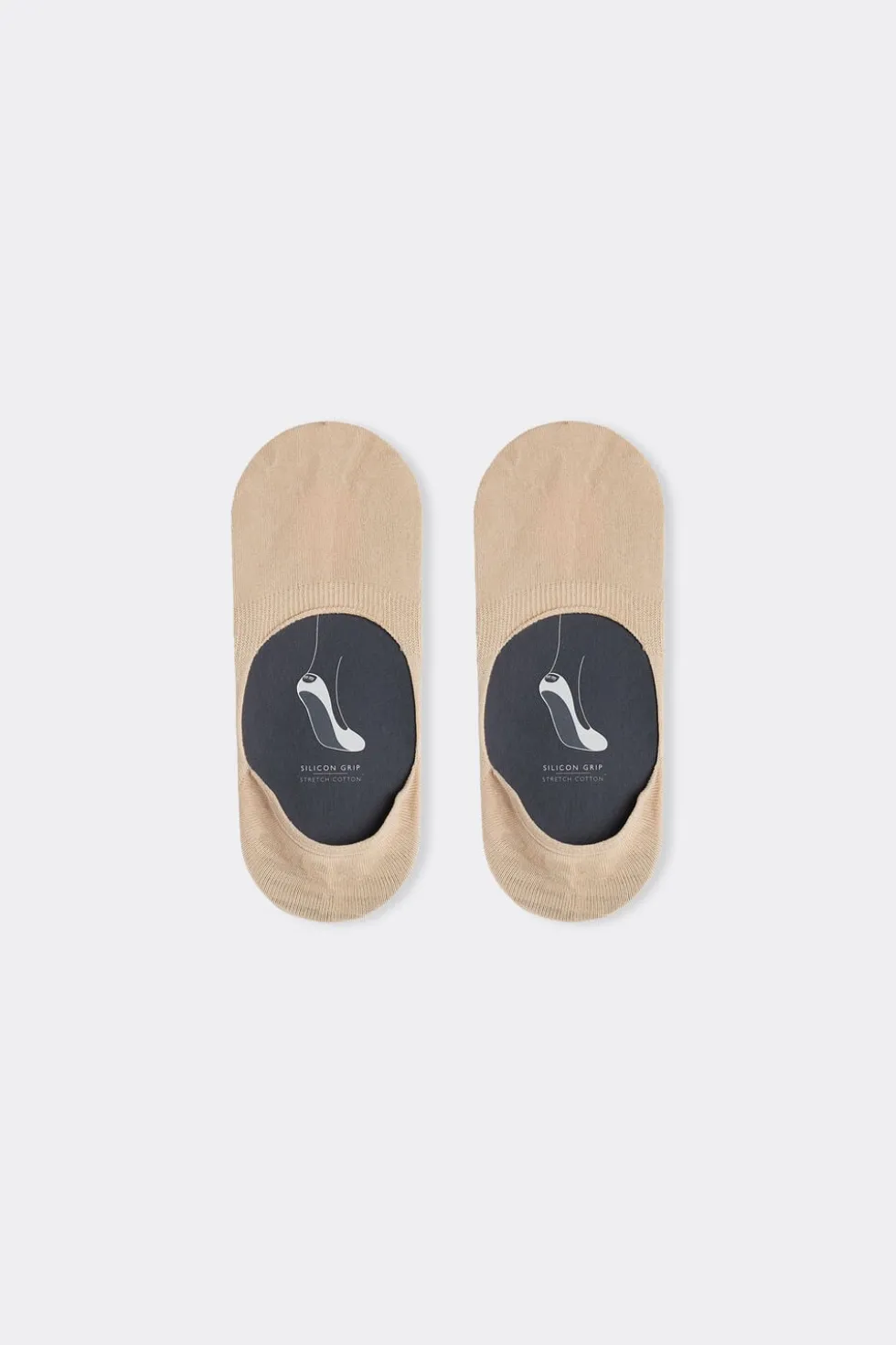 Stretch Cotton Footlet Socks