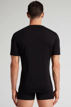 Stretch Merino Wool Short-Sleeve T-Shirt