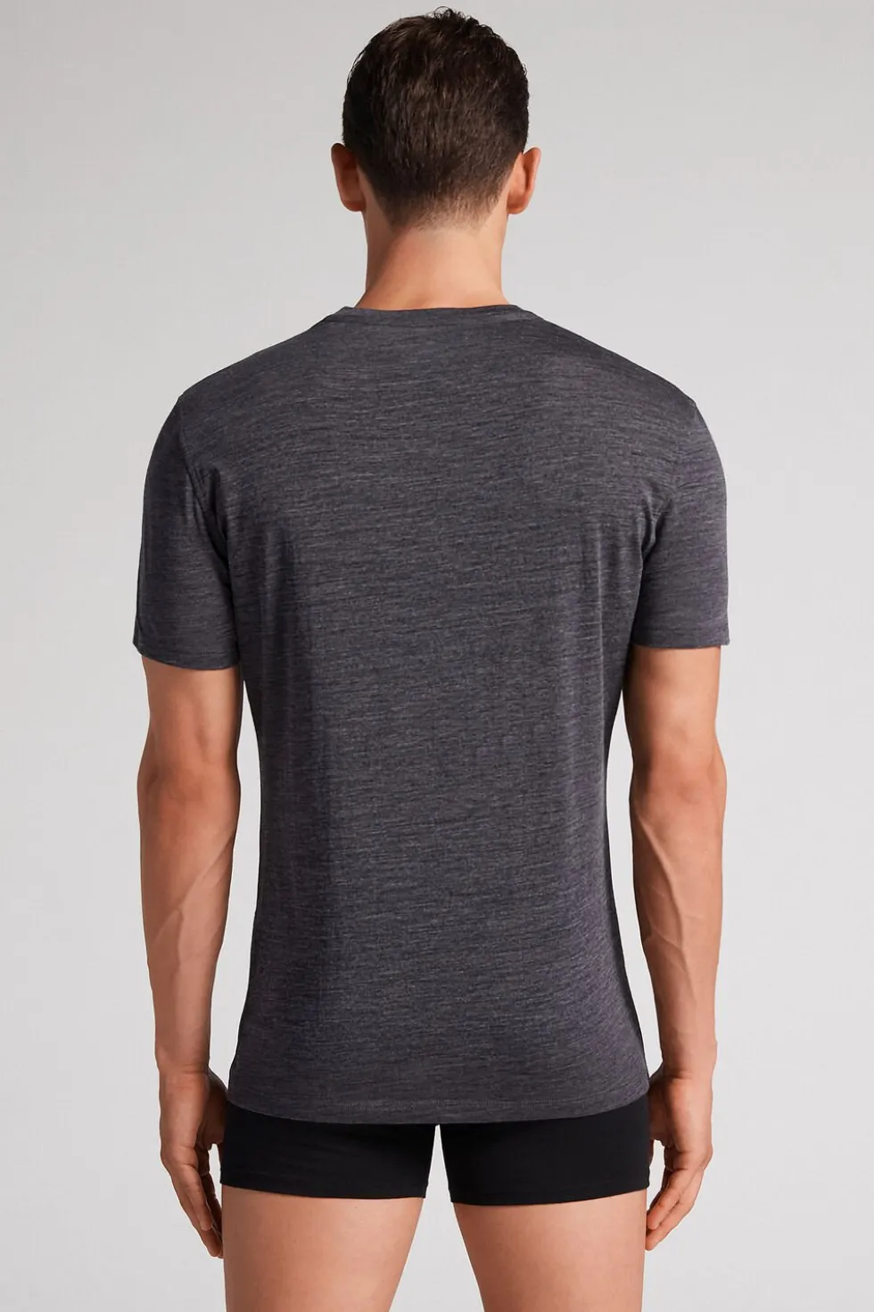Stretch Merino Wool Short-Sleeve T-Shirt