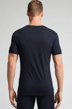 Stretch Merino Wool Short-Sleeve T-Shirt