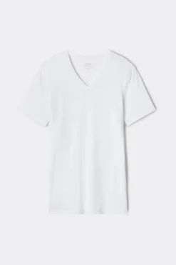 Stretch Superior Cotton V-Neck T-Shirt