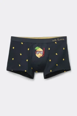 Sub-Lime Print Superior Cotton Boxers