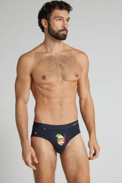 “Sub-Lime” Print Superior Cotton Briefs