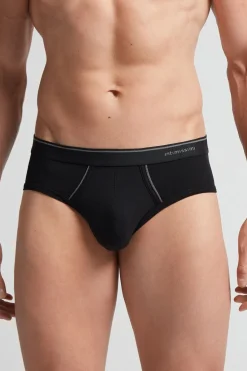 Superior Cotton Briefs with Exposed Elastic