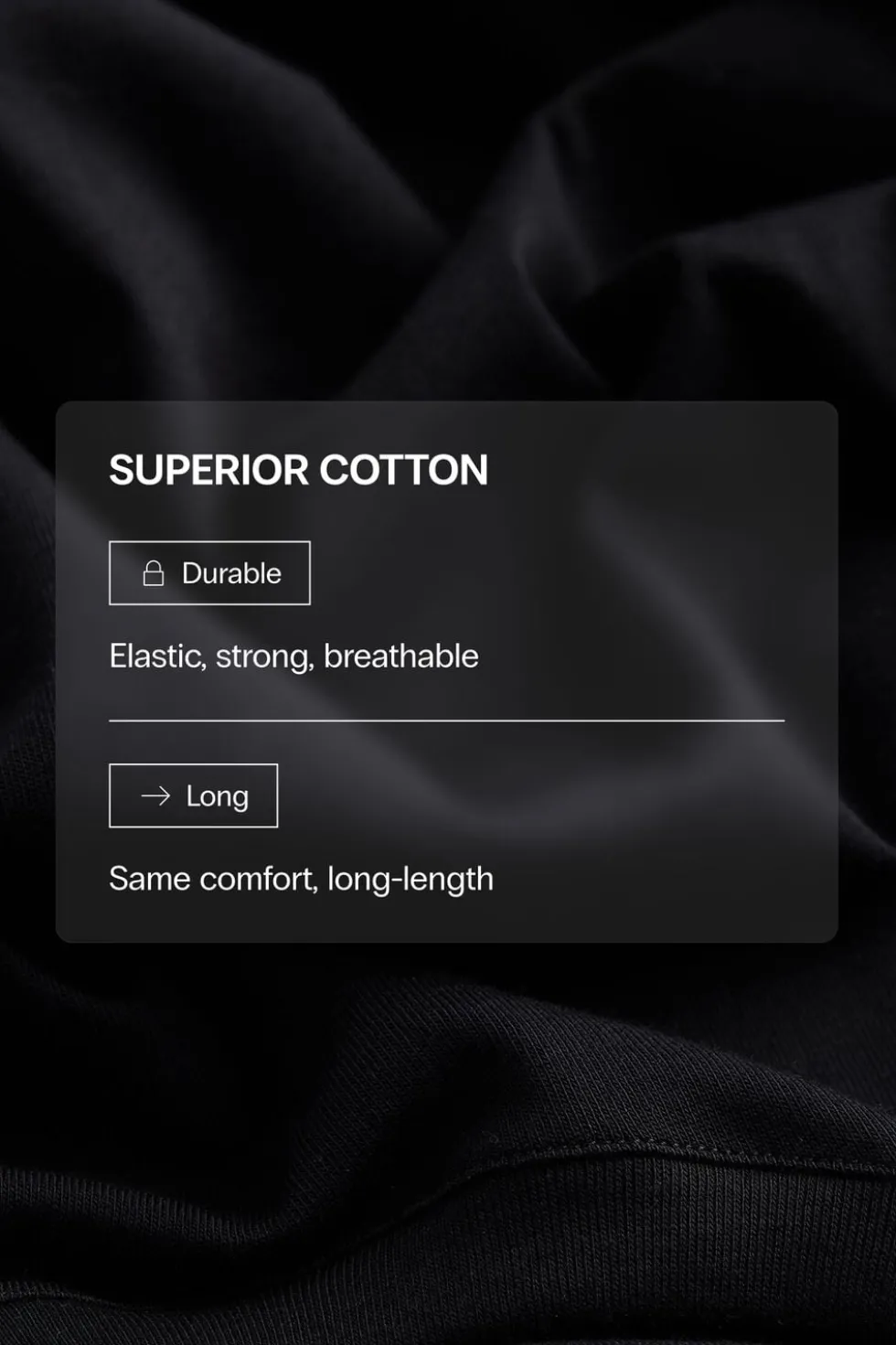 Superior Cotton Long Boxers