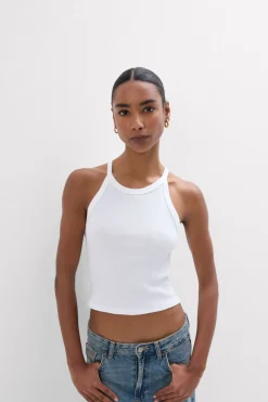 Superior Cotton Ribbed Crop Top