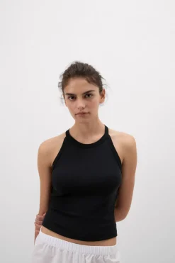 Superior Cotton Ribbed Crop Top