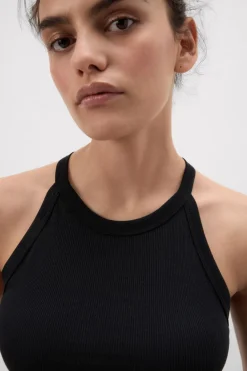 Superior Cotton Ribbed Crop Top