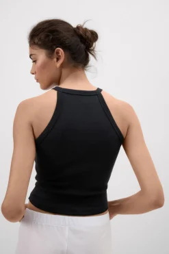 Superior Cotton Ribbed Crop Top