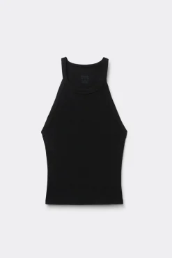 Superior Cotton Ribbed Crop Top