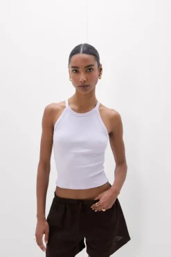 Superior Cotton Ribbed Crop Top