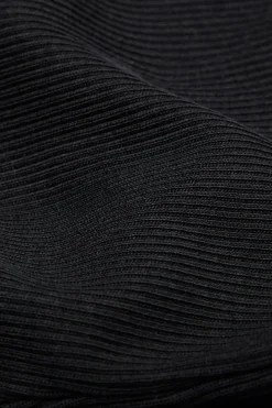 Superior Cotton Ribbed Short Sleeve Top