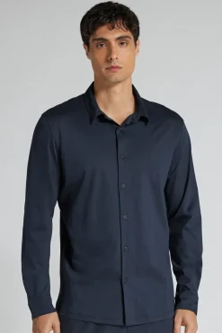 Superlight Mercerized Cotton Long Sleeve Shirt Filo Premium