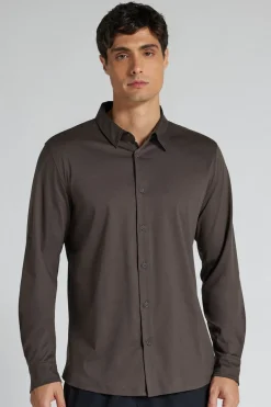 Superlight Mercerized Cotton Long Sleeve Shirt Filo Premium
