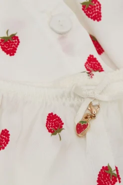 Sweet as a Berry Viscose Satin Short Pajamas