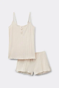 Sweet Pointelle Short Pajamas