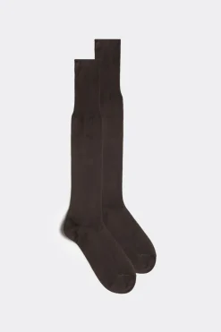 Tall Sateen Egyptian Cotton Socks