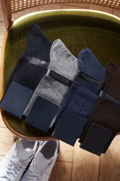 Tall Sateen Egyptian Cotton Socks