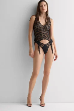The Art of Lingerie Guipure Lace Tank Top