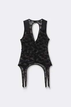 The Art of Lingerie Guipure Lace Tank Top