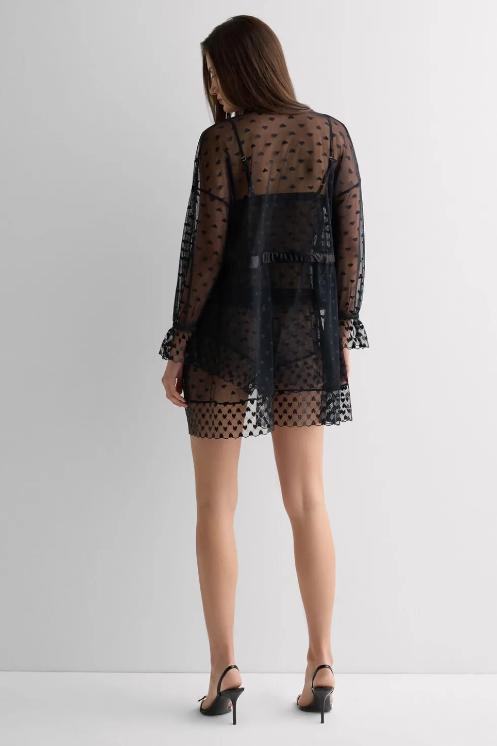 The Love Club Lace Robe