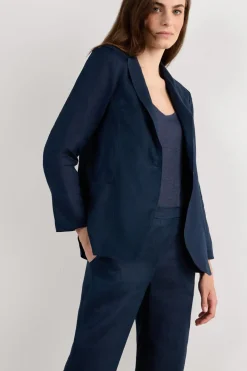 The Pure Linen Jacket in Linen Fabric