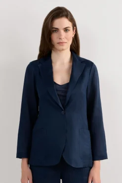 The Pure Linen Jacket in Linen Fabric