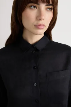 The Pure Linen Shirt in Linen Fabric
