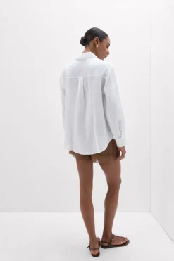 The Pure Linen Shirt in Linen Fabric