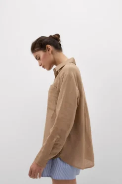 The Pure Linen Shirt in Linen Fabric