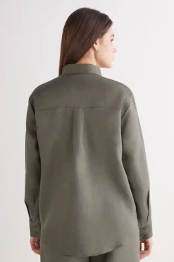 The Pure Linen Shirt in Linen Fabric