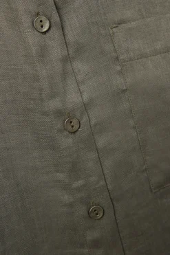 The Pure Linen Shirt in Linen Fabric