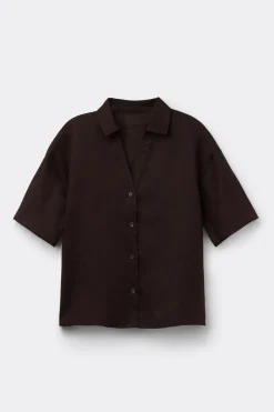 The Pure Linen Short Sleeve Shirt in Linen Fabric