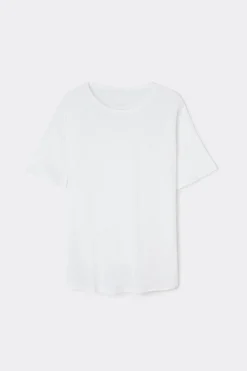 The Pure Linen Short Sleeve Top in Linen