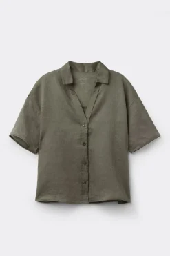 The Pure Linen Short Sleeve Shirt in Linen Fabric