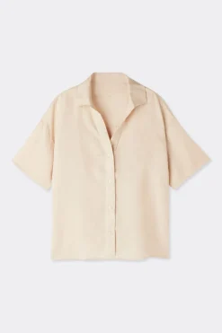 The Pure Linen Short Sleeve Shirt in Linen Fabric