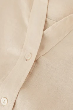The Pure Linen Short Sleeve Shirt in Linen Fabric