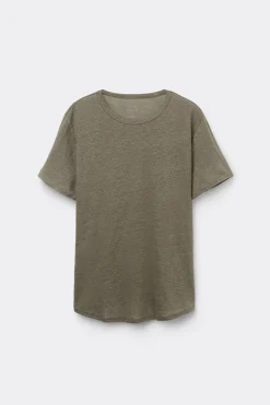 The Pure Linen Short Sleeve Top in Linen