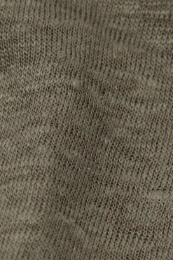 The Pure Linen Short Sleeve Top in Linen