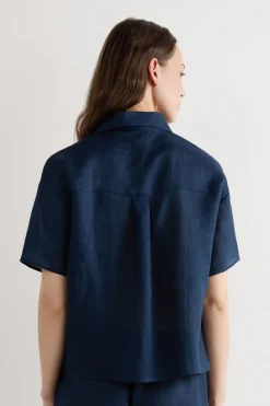 The Pure Linen Short Sleeve Shirt in Linen Fabric