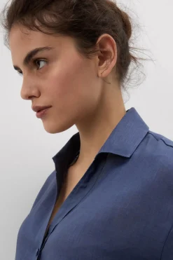 The Pure Linen Short Sleeve Shirt in Linen Fabric