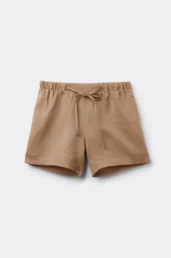The Pure Linen Shorts in Linen Fabric