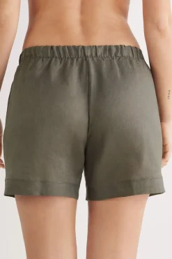 The Pure Linen Shorts in Linen Fabric