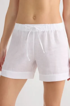The Pure Linen Shorts in Linen Fabric