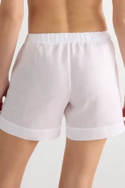 The Pure Linen Shorts in Linen Fabric