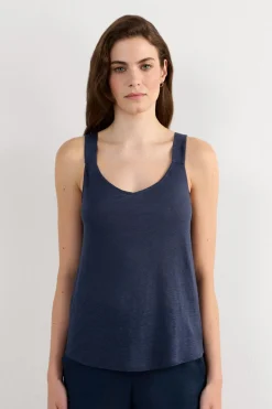 The Pure Linen Tank Top in Linen